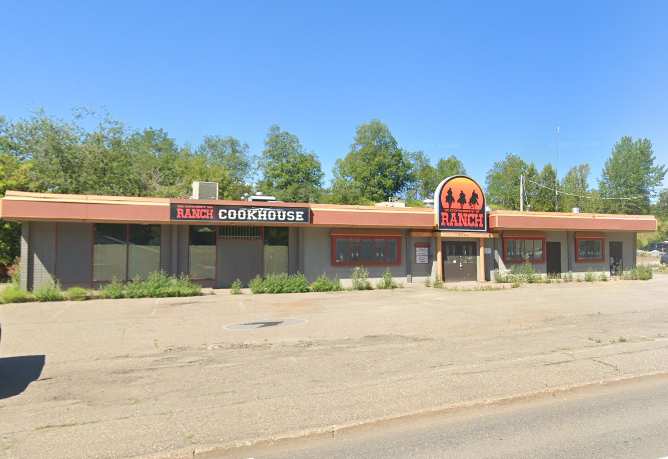 City council will consider an application to turn the former Cowboy Ranch Cookhouse on Queensway into the offices of an insurance company.