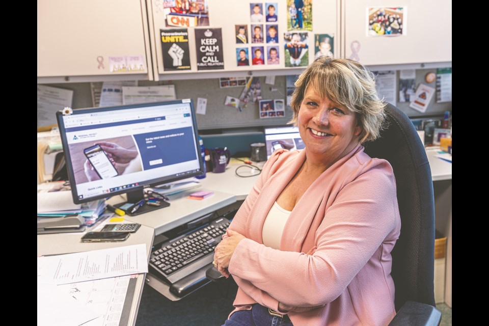 Renee McCloskey is retiring this week from her job at the Regional District of Fraser-Fort George after 16 1/2 years as manager of external relations.
