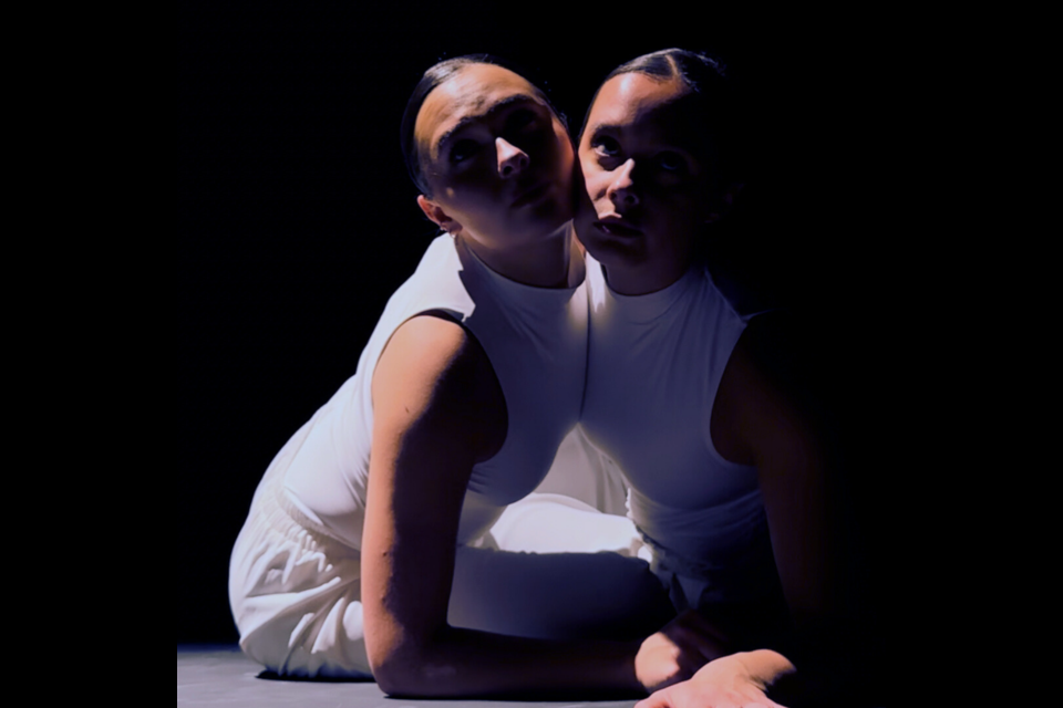 Caitlin and Abigael McCormick appear in Behind Veiled Eyes by Method Dance Society, coming to the Prince George Playhouse on Nov. 1.