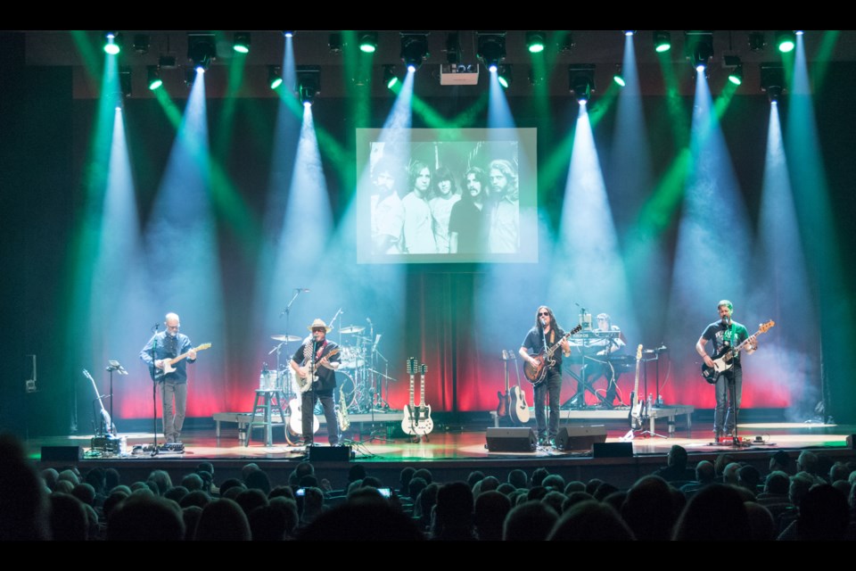 The Eagles tribute "Take It To The Limit" is onstage at The Vanier Hall In Prince George on Sept. 15, 2024.