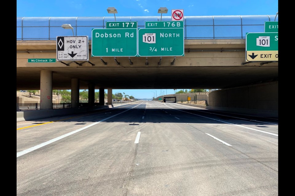 The eastbound lanes of US 60 Superstition Freeway have reopened early this weekend, according to the Arizona Department of Transportation.