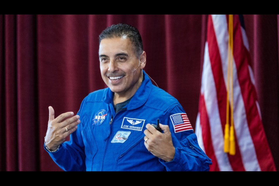 Astronaut José Hernández tells high schoolers to dream big post biopic on Amazon Prime.