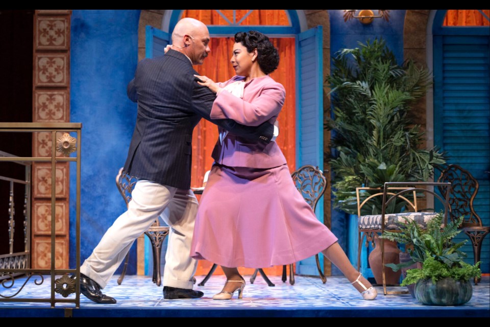 Hugo E. Carbajal and Briana J. Resa in ATC’s “Private Lives.”