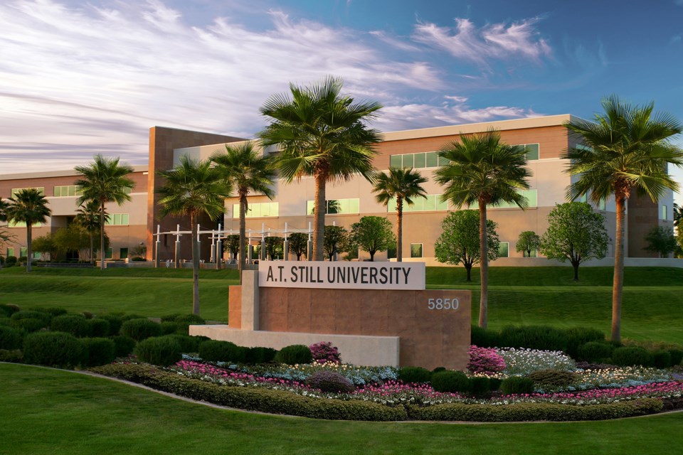 A.T. Still University of Health Sciences will update its organizational structure, positioning the local university for continued growth to meet healthcare needs at all its locations, including here in Arizona. The university’s Arizona campus is located in Mesa, at 5850 E. Still Circle. 