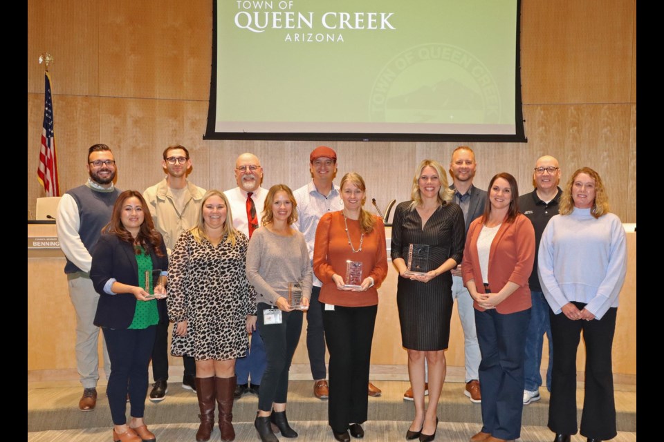 The Town of Queen Creek won multiple awards from local and national organizations.