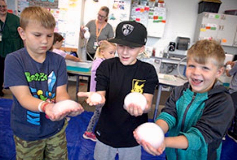 Every year around Halloween, LaFawn Berry visits second-grade classes throughout the Queen Creek Unified School District to teach students about Boo Bubbles.