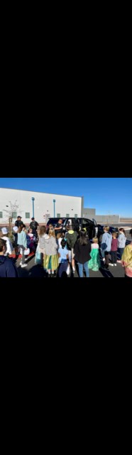 Queen Creek PD FD Others Visit Katherine Mecham Barney Elementary For 