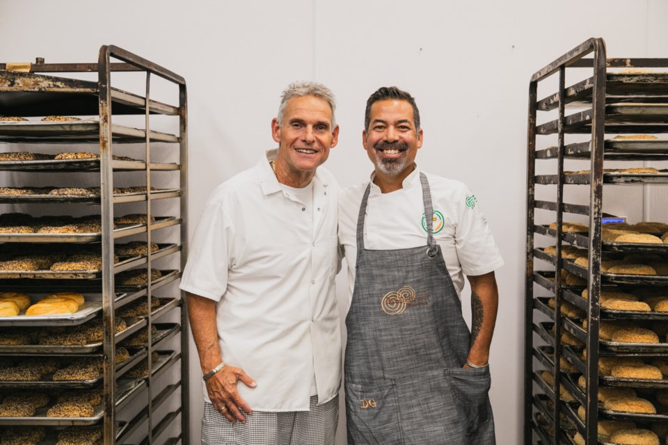Renowned James-Beard Award winner Don Guerra of Barrio Bread and Neal Borenstein, who heads up Chompie’s expansive bread and bakery department, have partnered for “the sake of the grain,” introducing a unique line of Sonoran-style bagels that are scratch made with intention, clean ingredients and lots of love.