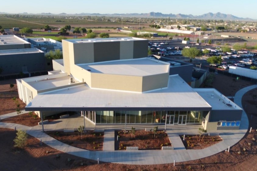 For many in the Queen Creek and San Tan Valley area, Combs High School is a familiar name in a place where high schools are not as numerous as neighboring cities. However, situated at the intersection of Ironwood and Germann roads, the Combs High School campus is also home to a place of family-friendly entertainment that not many are aware of: Combs Performing Arts Center.