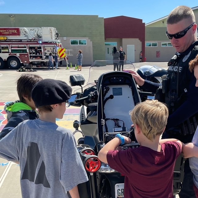 Queen Creek Unified School District students have opportunities to explore future careers in the community. 