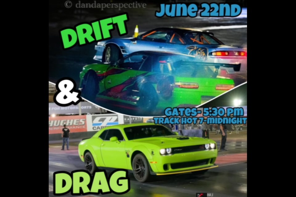 A thrilling raceway experience, Drift & Drags offers an opportunity for participants to either bring their own vehicles to drift/drag or be viewers of the event.