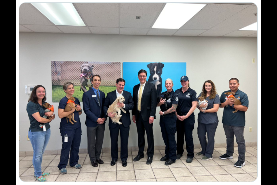 Gov. Doug Ducey announced $1.27 million for the Arizona Humane Society to protect pets when owners are facing instability and during natural disasters, and to connect at-risk youth with educational programs involving animals. 