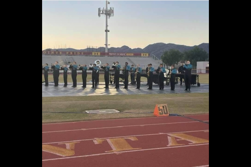 The Eastmark High School Firebird Marching Band came in eighth at the Arizona Marching Band Championships on Nov. 13, 2021.