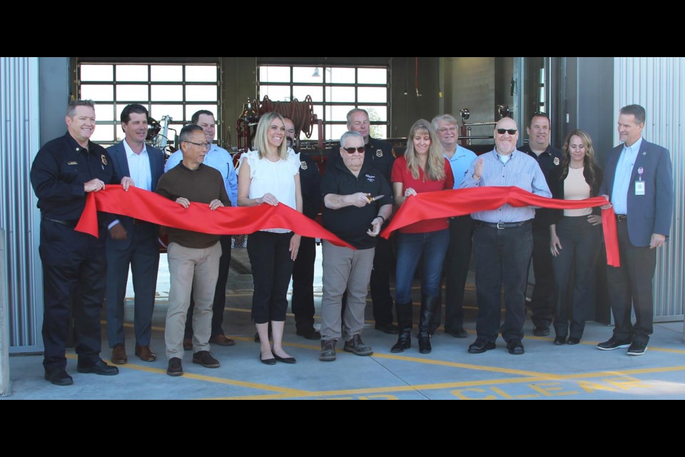 The opening of Queen Creek Fire Station No. 2, at 24787 S. Sossaman Road, was celebrated on Feb. 9, 2022 with a ribbon cutting ceremony.