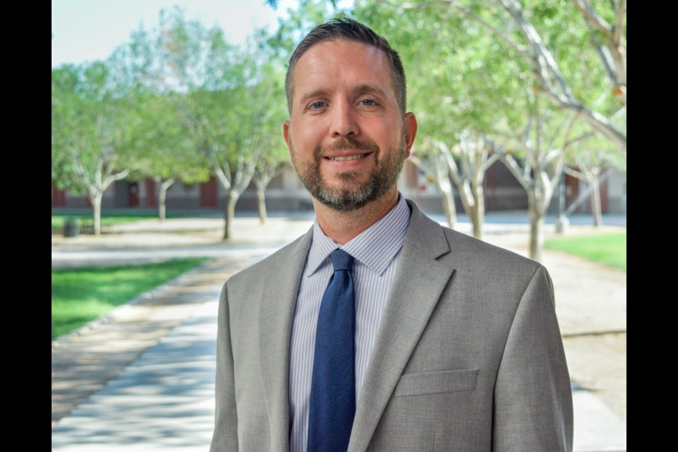 The Queen Creek Unified School District Governing Board and Superintendent Dr. Perry Berry have announced a new principal for Newell Barney Junior High School, Kevin Aikins.