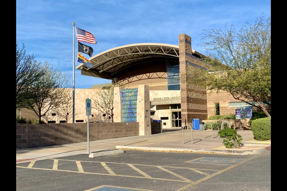 The Queen Creek Library. 