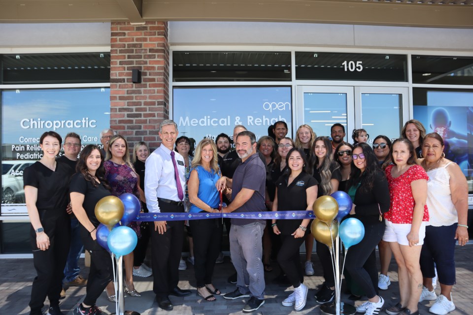 LifeQuest Physical Medicine and Rehab celebrated its grand opening at the northwest corner of Gantzel and Combs roads in the new Vineyard Towne Center on Aug. 2, 2024 with a Queen Creek Chamber of Commerce ribbon cutting.