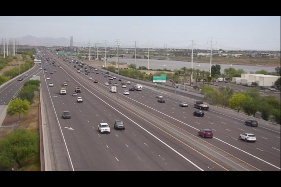 A pavement replacement project along Loop 202 (Red Mountain Freeway) in the Tempe area will require mostly overnight lane restrictions starting Sunday night, April 16, 2023.