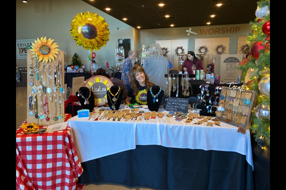 A vendor booth at last year’s inaugural Merry & Bright Christmas Market. Coordinator of the event, Dawn Veraldo, said she hopes the market can become a local tradition in Queen Creek.