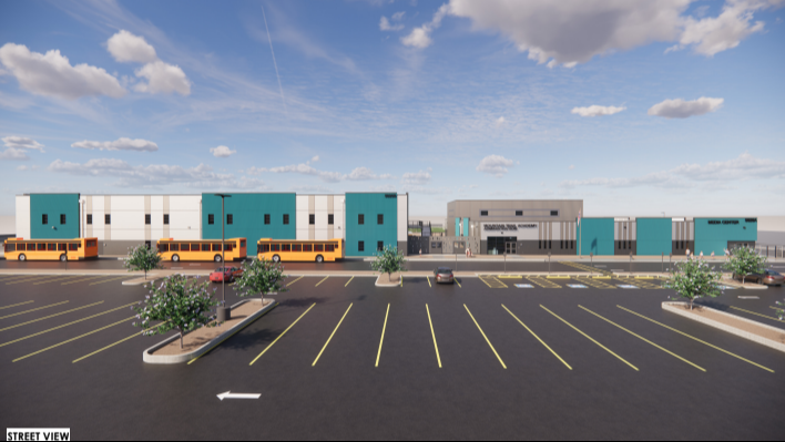 Construction of Mountain Trail Academy is set to begin this month. Located near the intersection of East Galveston Street and South Mountain Road in Mesa, this 90,000-square-foot facility will serve as the learning space for the district's second STEAM- (Science, Technology, Engineering, Arts and Mathematics) focused school.