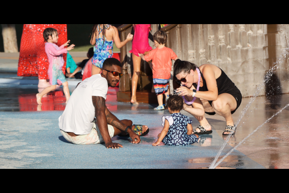 To cool off and celebrate Parks and Recreation Month, the community is invited to join the Queen Creek Parks and Recreation team at the Mansel Carter Oasis Park Splash Pad for a night of splashing, music, food and fun for all ages from 6 to 8 p.m. on July 12, 2024.