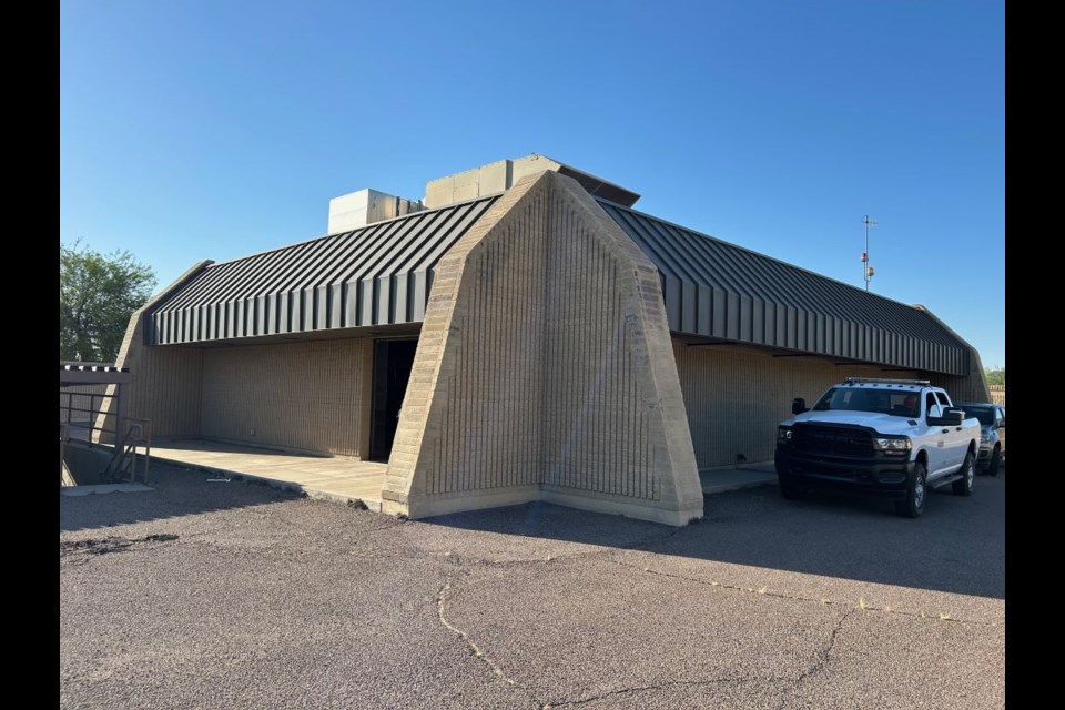 The Arizona Department of Transportation pump station along State Route 51 near Cactus Road. 