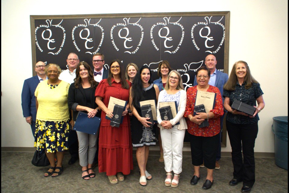 On May 7, 2024, the Queen Creek Unified School District hosted a reception to recognize this year's retirees and those who have served in the local school district.
