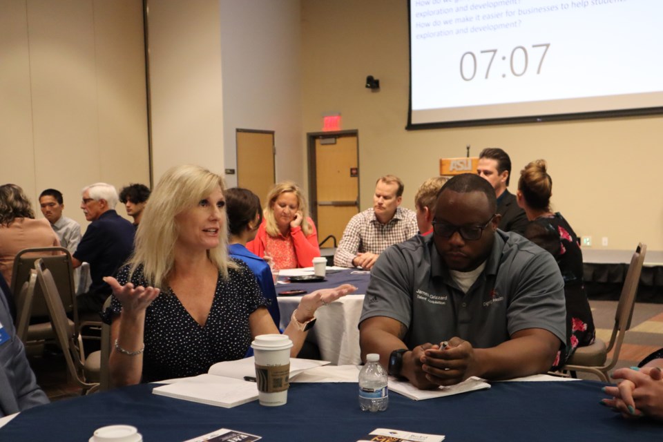 The Queen Creek Chamber of Commerce is hosting its annual Business and Education Summit on Aug. 29, 2024 and is still seeking industry professionals interested in participating to provide valuable insight into the workforce and how they can help local students. This was last year's summit.