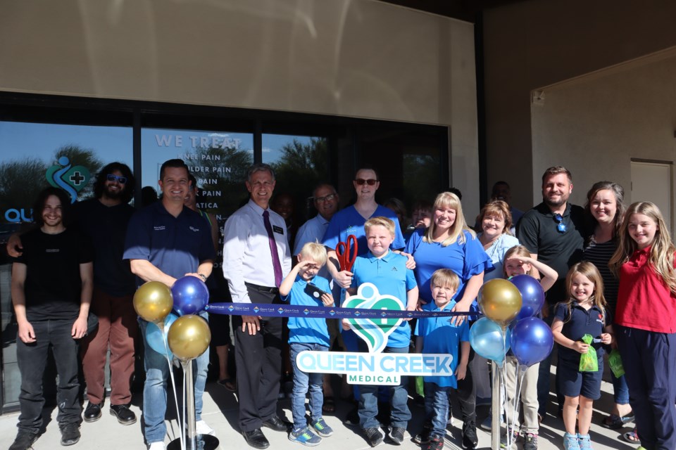 Queen Creek Medical celebrated its new location earlier this month with a grand opening Queen Creek Chamber of Commerce ribbon cutting ceremony on May 13, 2024.