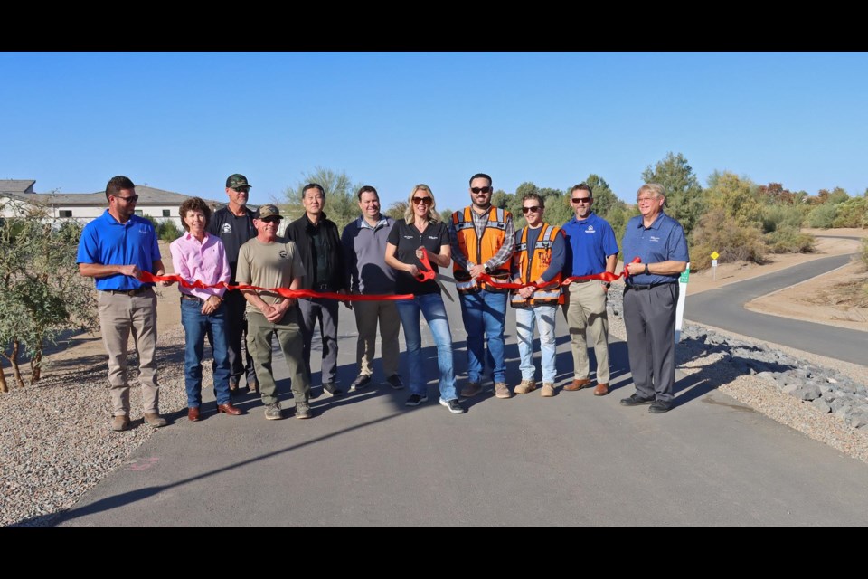 Queen Creek Wash Trail Extension opens from Crismon to Rittenhouse.