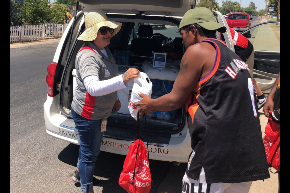 The Salvation Army Emergency Disaster Services will activate 10 heat relief stations throughout the Valley during the latest Excessive Heat Warning issued by the National Weather Service for Friday and Saturday, July 19 and 20, 2024.