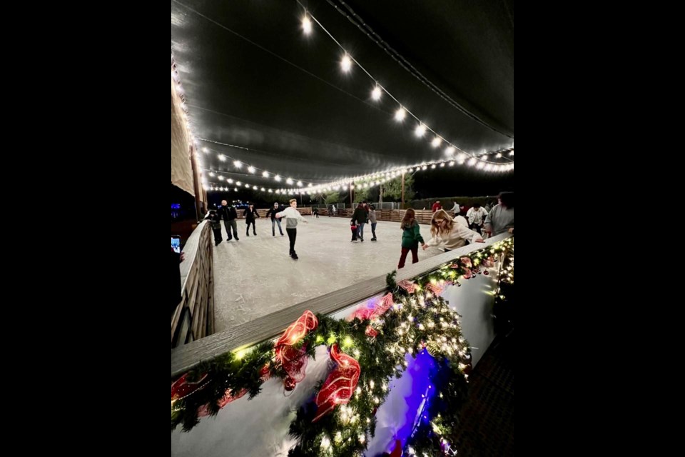 The recent cold snap makes for great ice skating conditions at Christmas at Schnepf Farms in Queen Creek. This year they have new ice skates for rent to enjoy the "real ice" rink. 