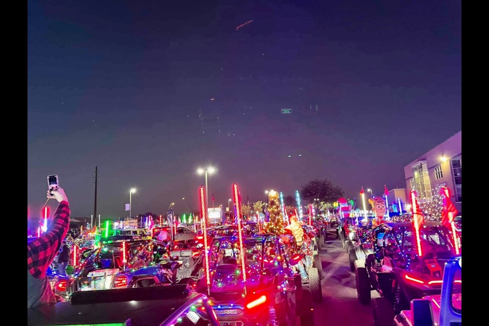 Last year's Queen Creek Side by Side (SXS) Christmas Parade. The annual event has become popular around town and it keeps growing each year.