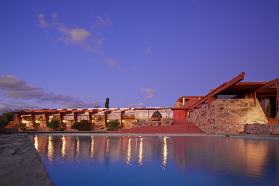 Taliesin West, Frank Lloyd Wright’s winter home and studio.