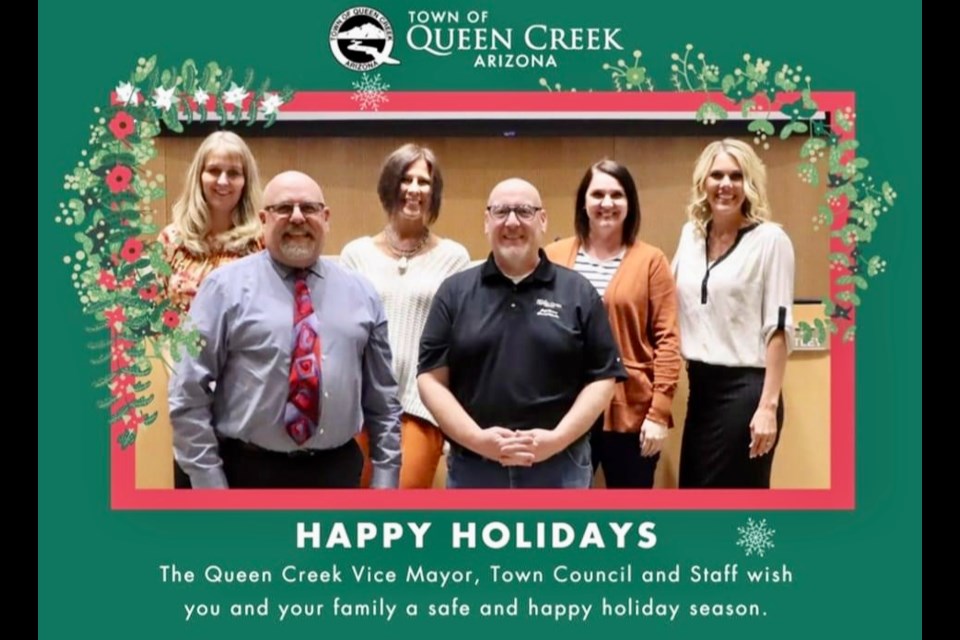 Merry Christmas, from the Town of Queen Creek.