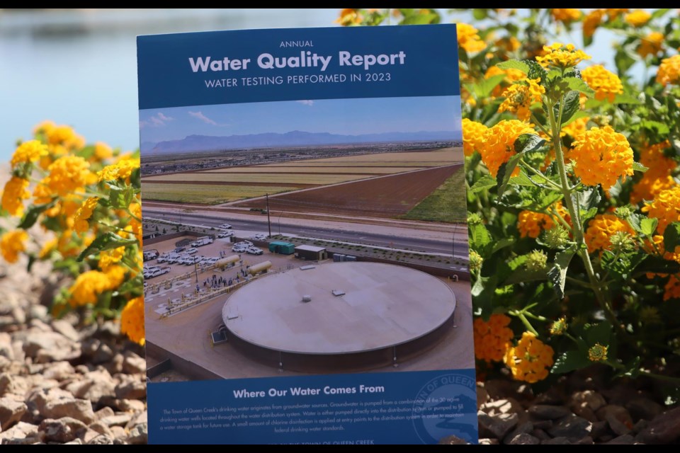 Federal law requires that once a year suppliers of tap water make a report available about the quality of tap water.
