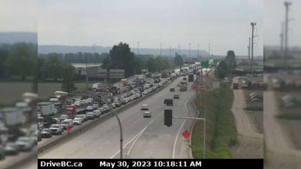 Massey Tunnel accident causes heavy congestion in Richmond, Delta ...