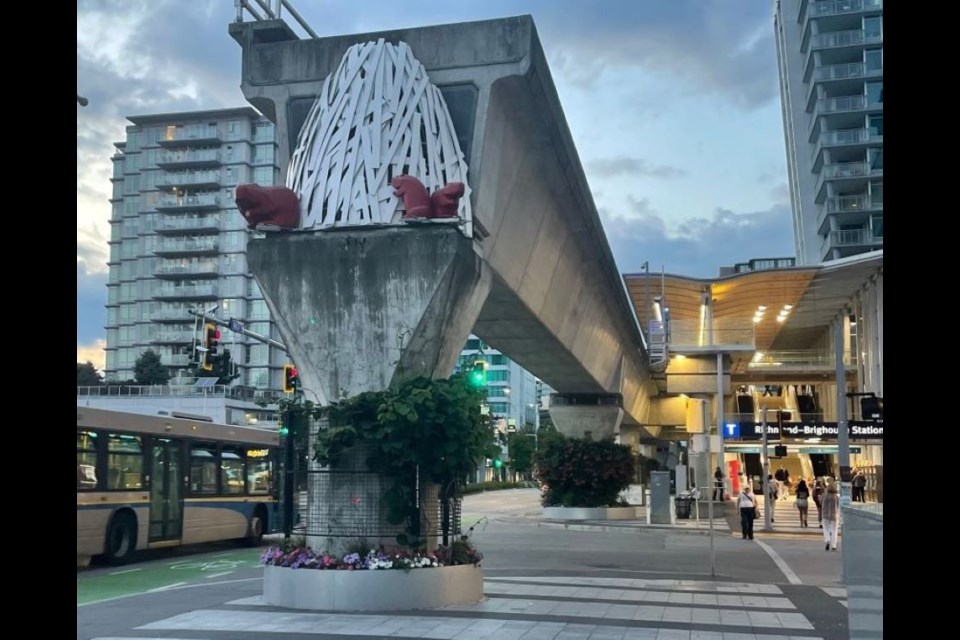 The "Skydam" at Brighouse Station will soon be replaced by a maritime-themed public art piece.