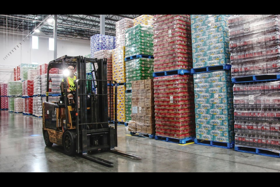 New Coca-Cola distribution plant in the Richmond Industrial Centre