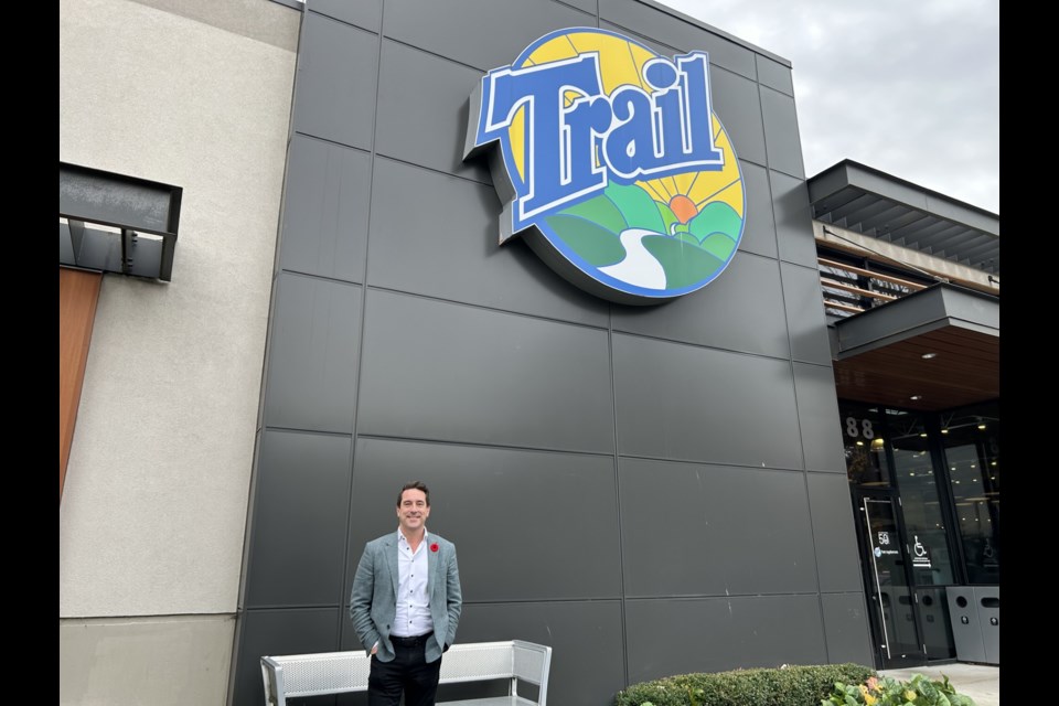 Trail Appliances president James Reynolds at the Richmond showroom at 3388 Sweden Way.