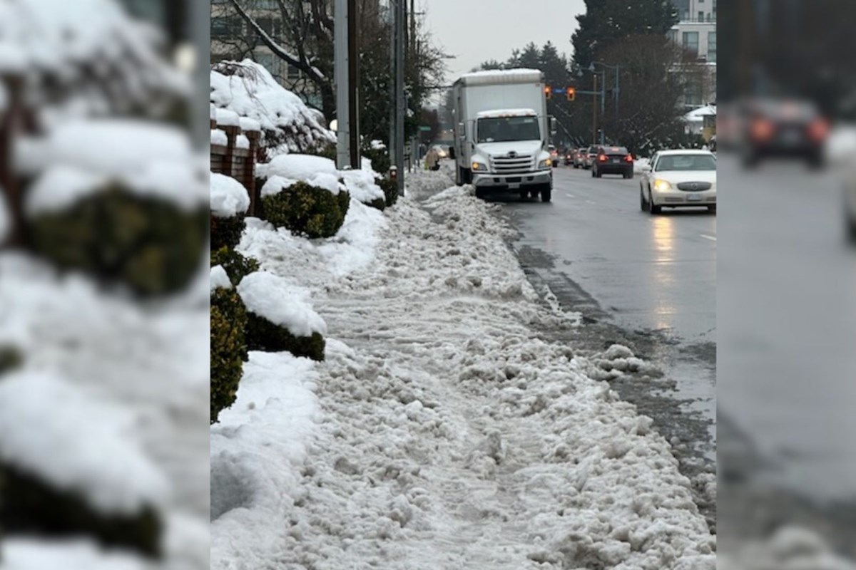公函：雪铲坏了列治文维护的人行道