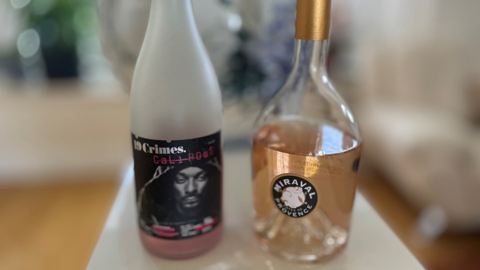 Miraval rose wine