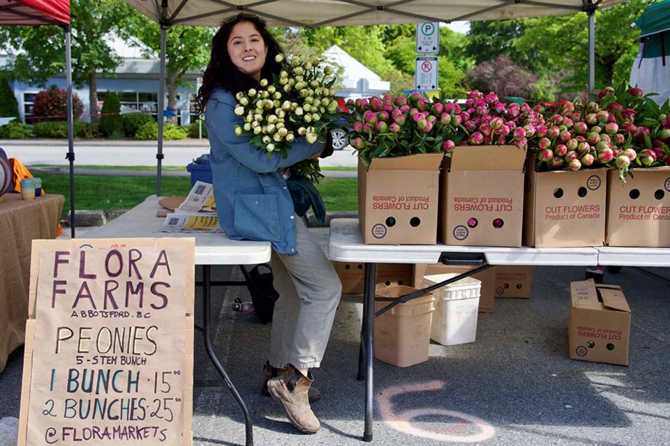 The Steveston Farmers Market includes local food producers, artisans and other vendors. 