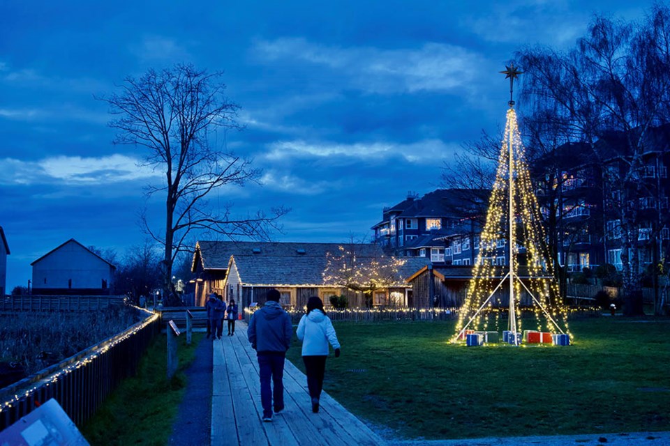 Seasonal lights brighten Richmond during the darkest month of the year.