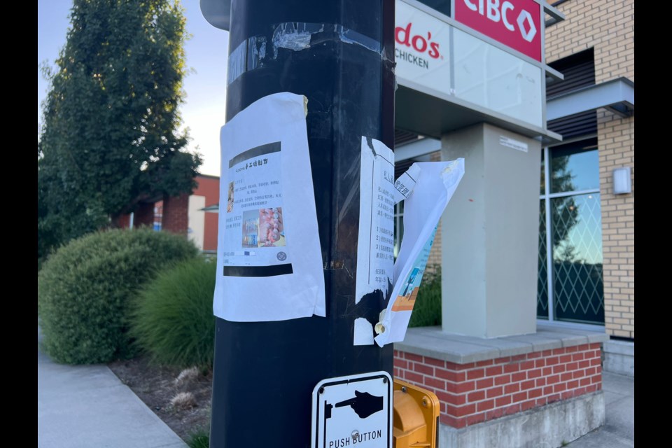 Have you noticed an increase in posters being stuck to utility poles around Richmond?