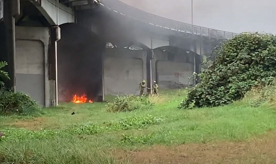 OakStreetBridgeFire