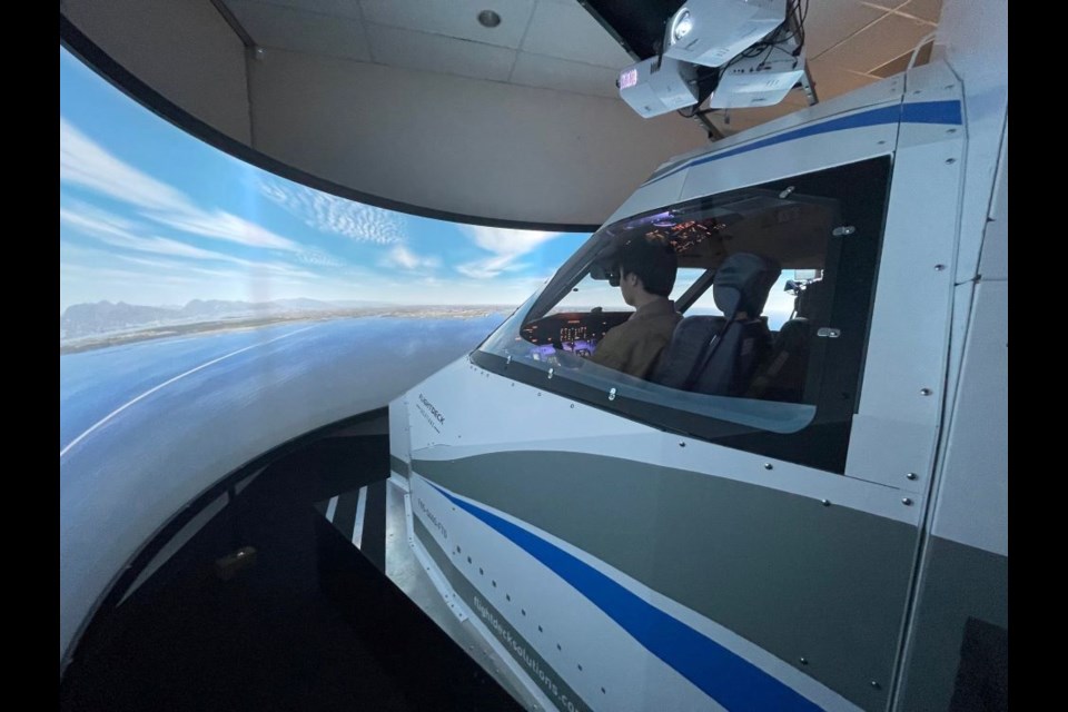 The BCIT campus in Richmond has two new flight simulators.