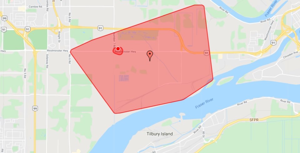 fallen tree outage map