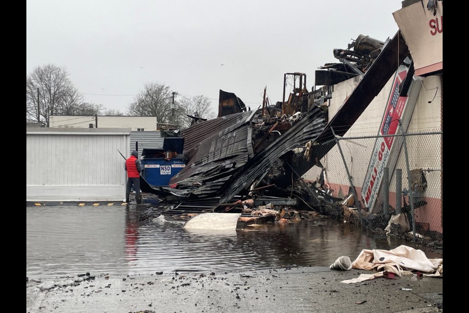 Steveston building evacuated after driver smashes into store - Richmond News