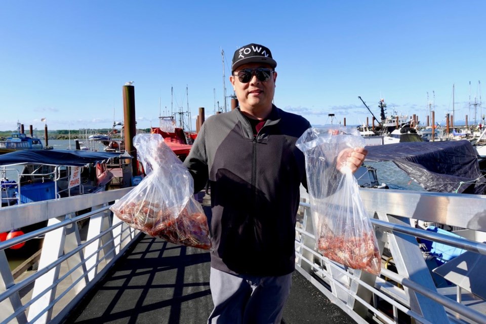 Dock sales for spot prawns officially began in Steveston on May 17.